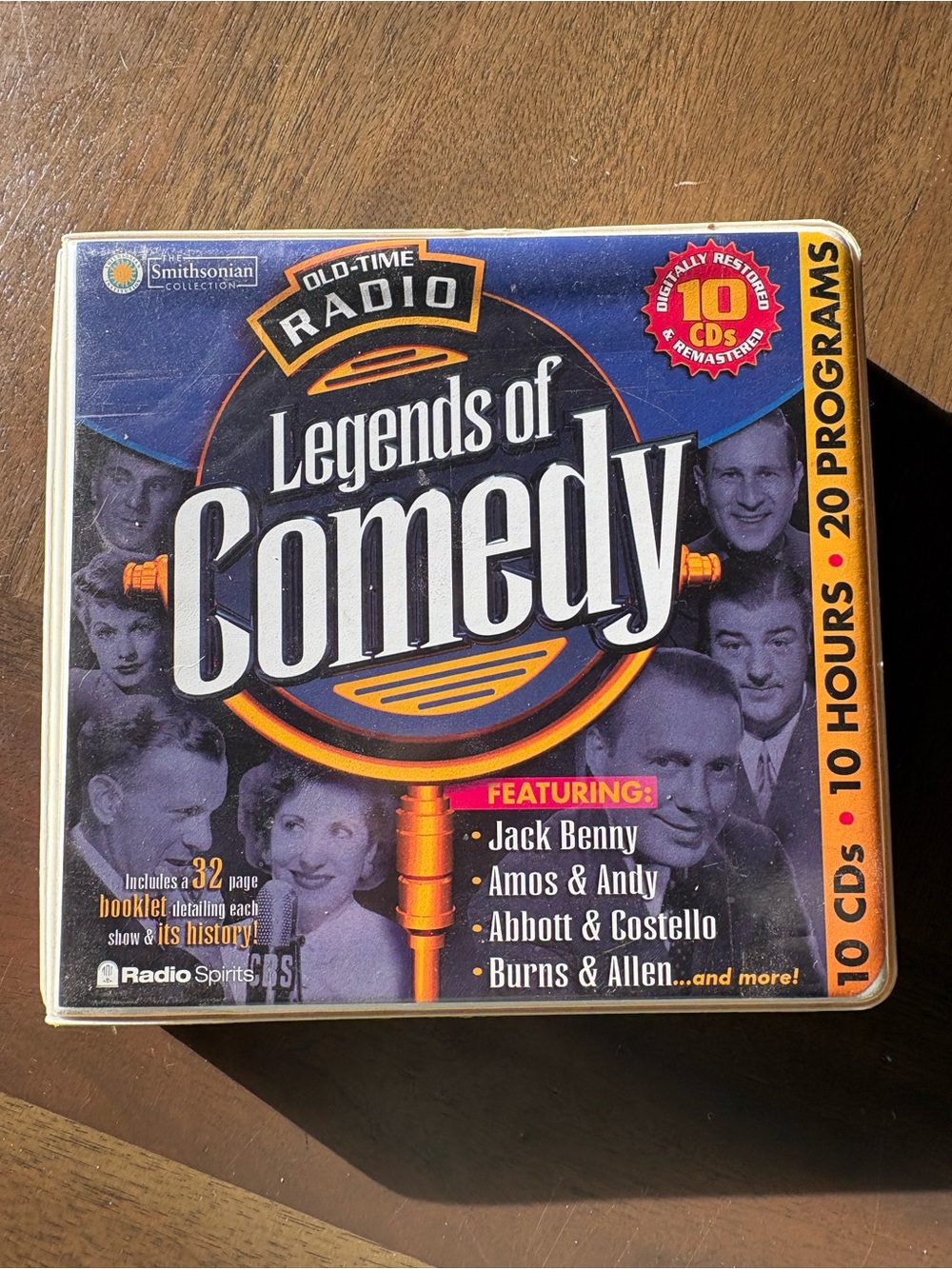 Radio Spirits Old-Time Radio Legends of Comedy 10 Audio CDs 20 Programs 10 Hours